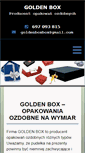 Mobile Screenshot of goldenbox.com.pl